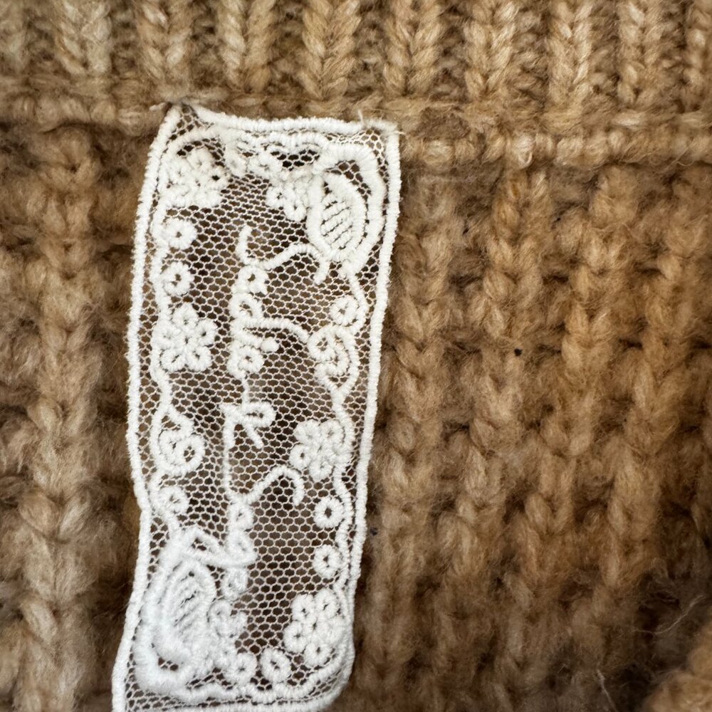 Sadie and Sage Taupe Best Day Sweater Vest XSmall - Picture 3 of 7